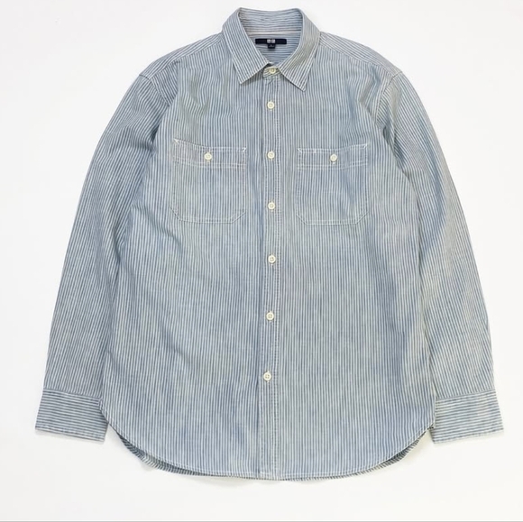 Stripe Cotton Buttondown Shirt - Picture 1 of 13